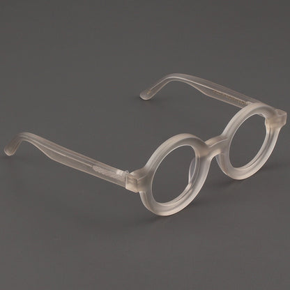 Importé – Monture Large Lunettes Rétro Mixte