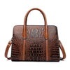 Importé - Sac À Bandoulière  En Cuir Femme Décontracté Motif Croco