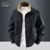 Importé - Veste Jacket Homme Col Montant Manches Longues 100% coton