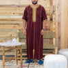 Importé - Boubou Homme Marocain broder Décontracté