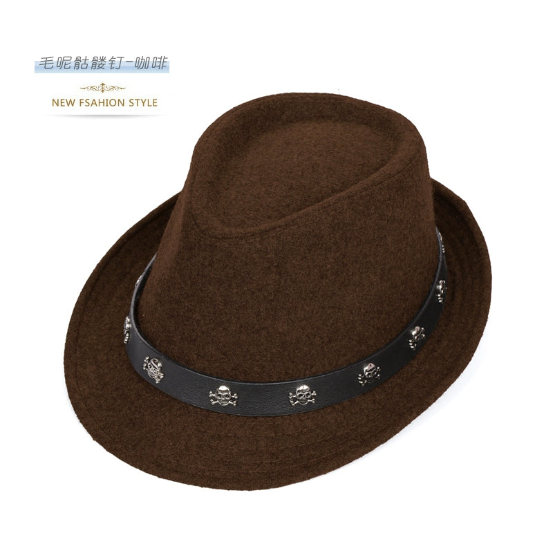 Importé - Chapeau Homme A Bords Roulés Décontracté Britannique Rétro