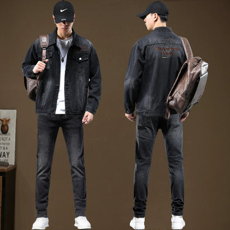 Importé - Ensemble Homme Jean Tendance Jacket + Pantalon