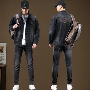 Importé - Ensemble Homme Jean Tendance Jacket + Pantalon