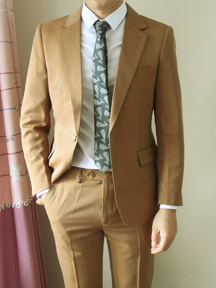 Importé - Ensemble Costume Homme Décontracté 2 Pièces