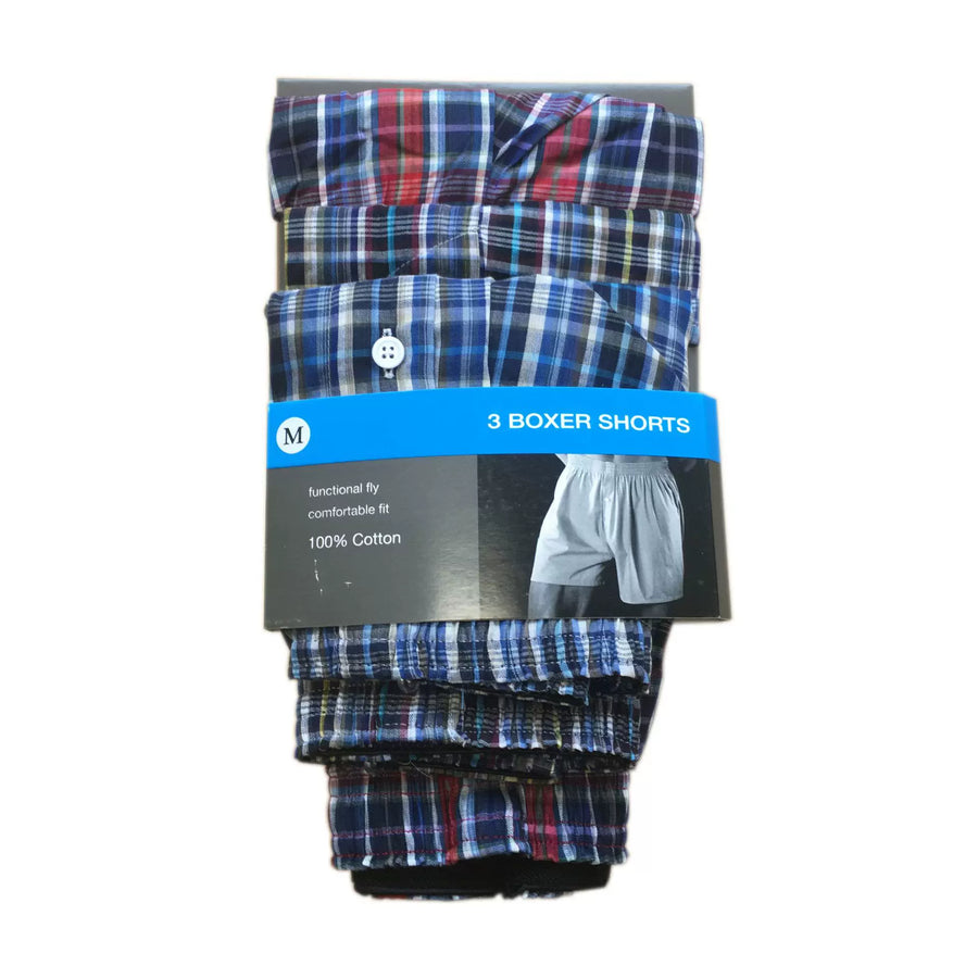 Importé - Lot 4 Boxers Sport Homme En Coton Pur
