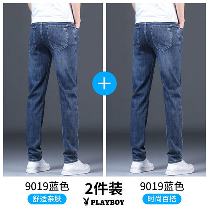 Importé - Playboy Pantalon Slim Fit Homme Jean Stretch