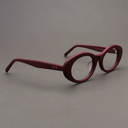 Importé – Monture Lunettes Mixte Ovales Style Rétro