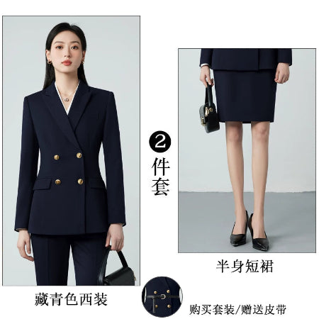 Importé - Ensemble Tailleur Femme 2-3 Pièces Slim Fit Premium