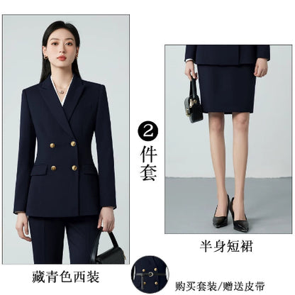 Importé - Ensemble Tailleur Femme 2-3 Pièces Slim Fit Premium