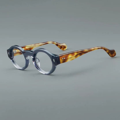 Importé – Monture Ronde Style Rétro Lunettes Mixte