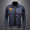 Importé - Jacket Jean Homme Décontractée Pur Coton