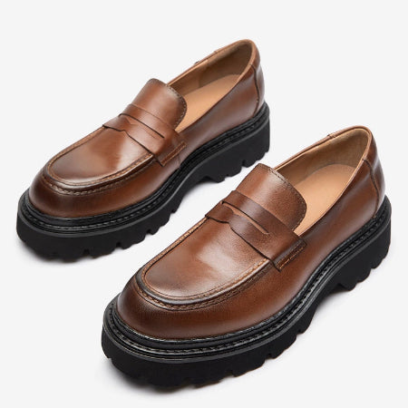 Importé - Chaussure Homme Mocassin Rétro Confortable 100% Cuir