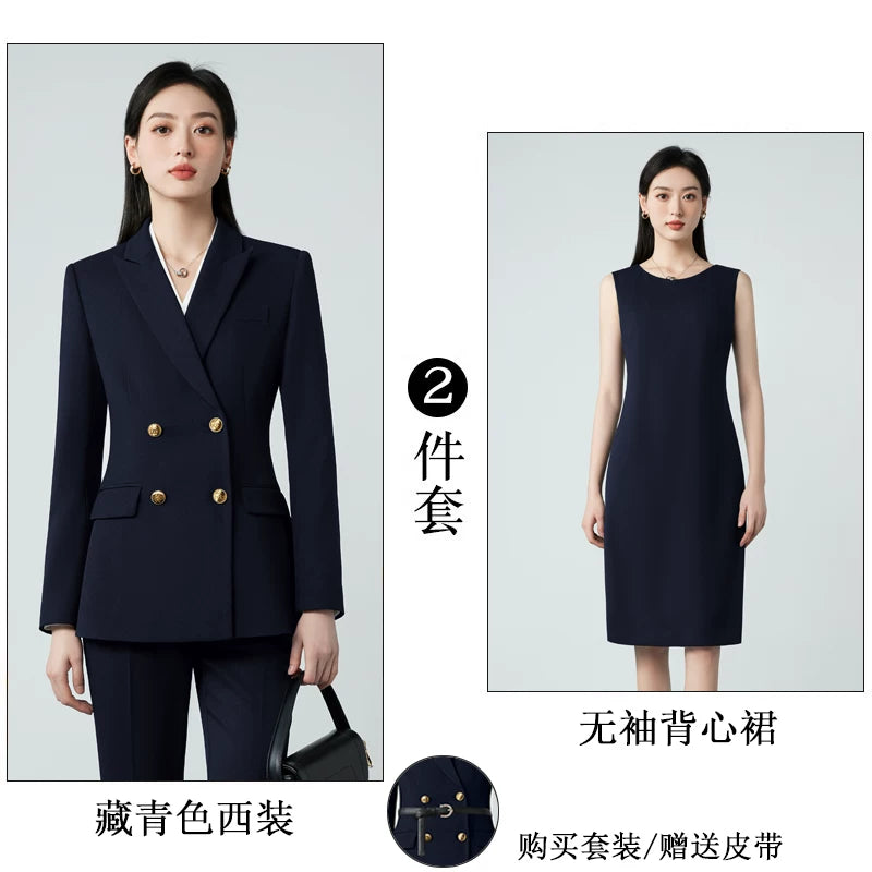 Importé - Ensemble Tailleur Femme 2-3 Pièces Slim Fit Premium