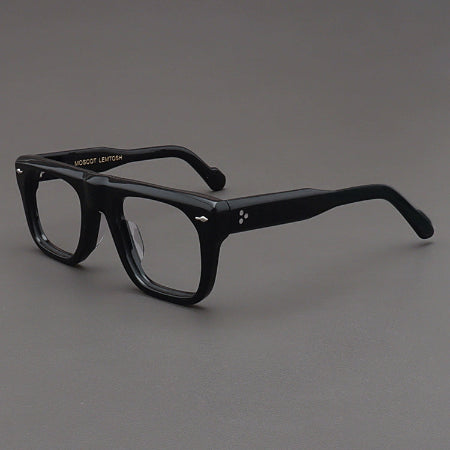 Importé - Monture Rétro Épaisse Lunettes Homme