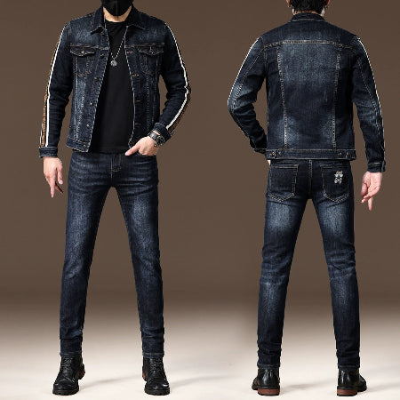 Importé - Ensemble Jacket Homme En Stretch Slim Fit