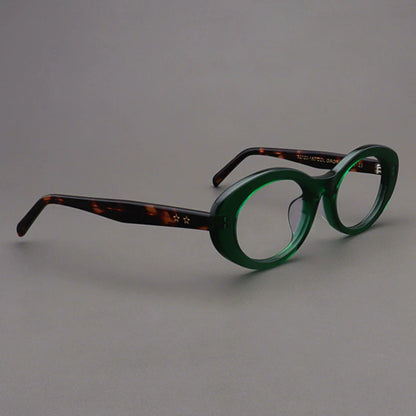 Importé – Monture Lunettes Mixte Ovales Style Rétro