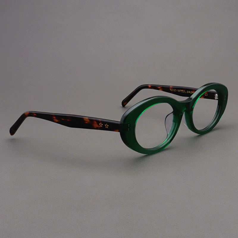 Importé – Monture Lunettes Mixte Ovales Style Rétro