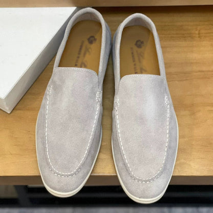 Importé - Chaussure Homme Moccasin Cuir Daim