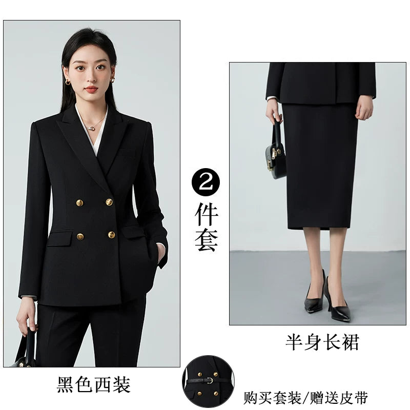 Importé - Ensemble Tailleur Femme 2-3 Pièces Slim Fit Premium