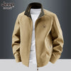 Importé - Veste Jacket Homme Col Montant Manches Longues 100% coton