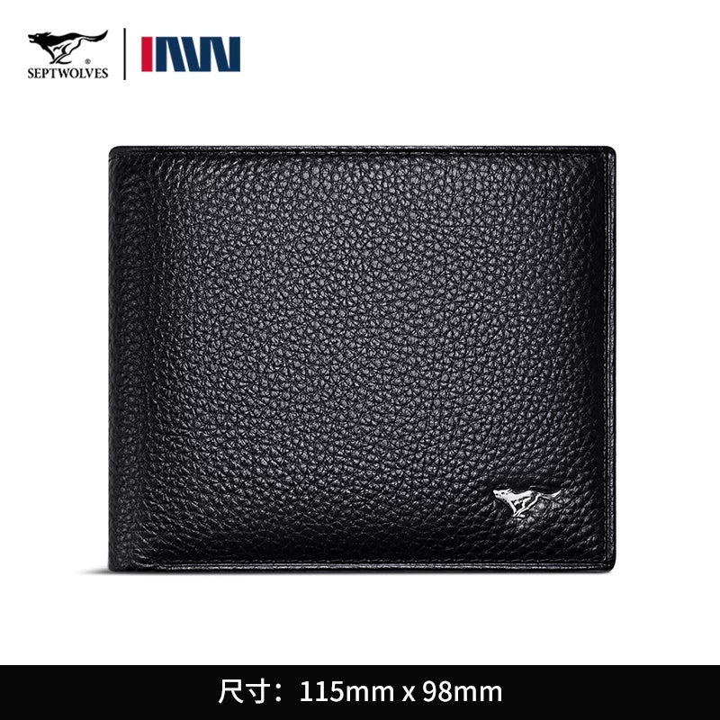 Importé - Portefeuille Porte-Cartes d'affaires Cuir Véritable