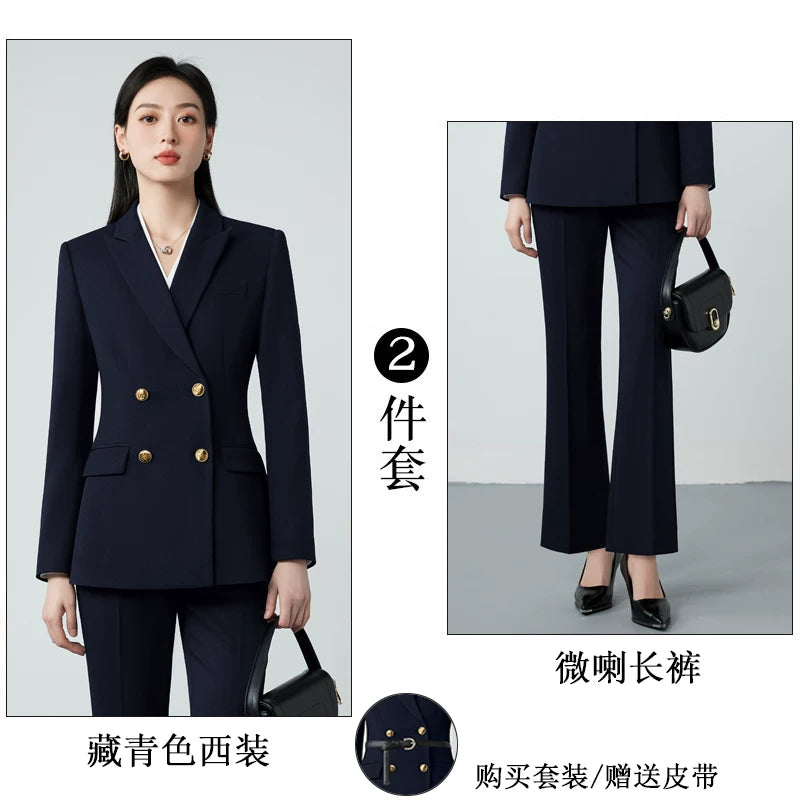 Importé - Ensemble Tailleur Femme 2-3 Pièces Slim Fit Premium