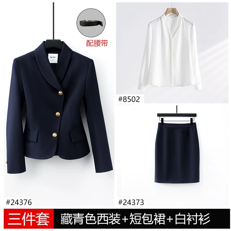 Importé - Ensemble Tailleur Femme 2-3 Pièces Slim Fit Premium