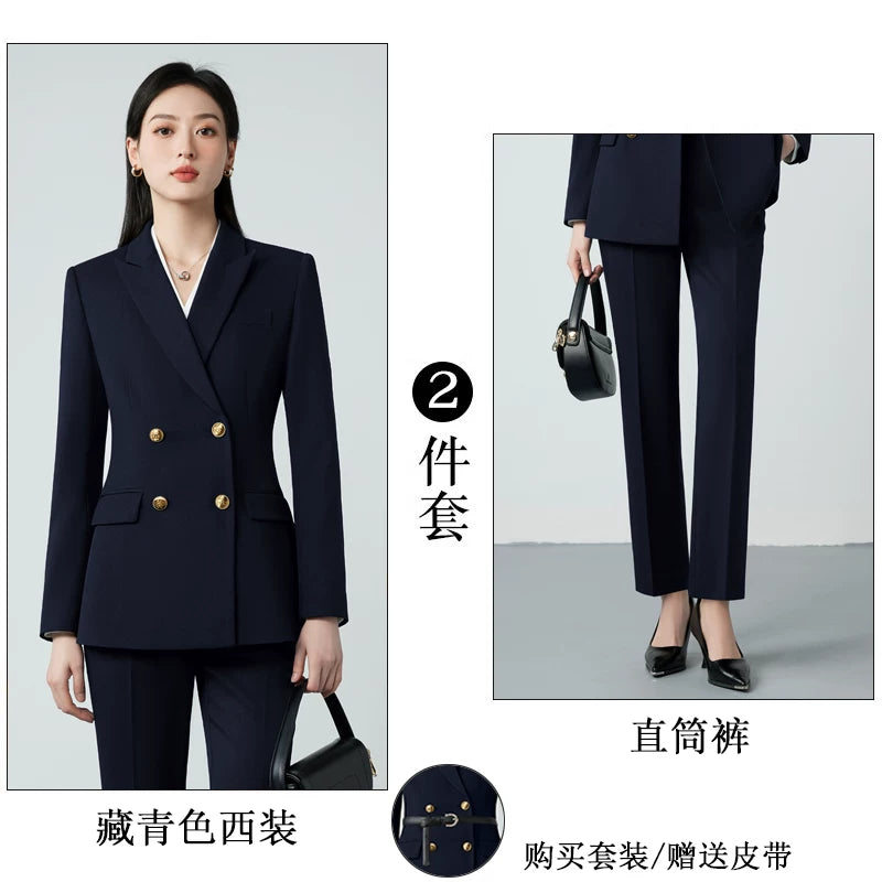 Importé - Ensemble Tailleur Femme 2-3 Pièces Slim Fit Premium