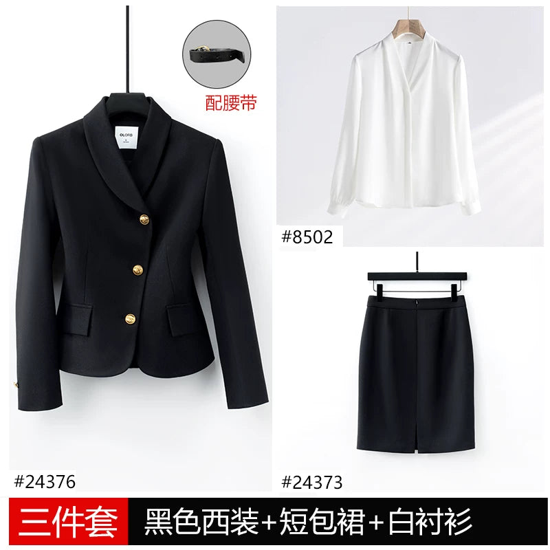 Importé - Ensemble Tailleur Femme 2-3 Pièces Slim Fit Premium