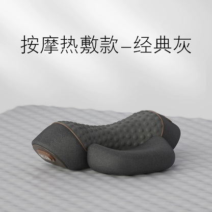 Importé - Oreiller Cervical Cylindrique Avec Thermothérapie Pour Soutenir La Colonne Vertébrale