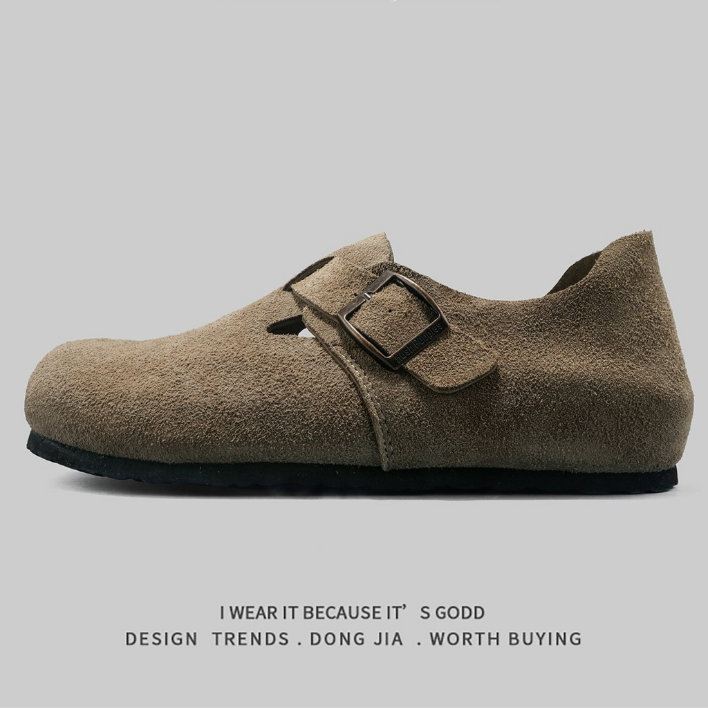 Importé - Chaussure Birkenstock Mixte Rétro En Daim