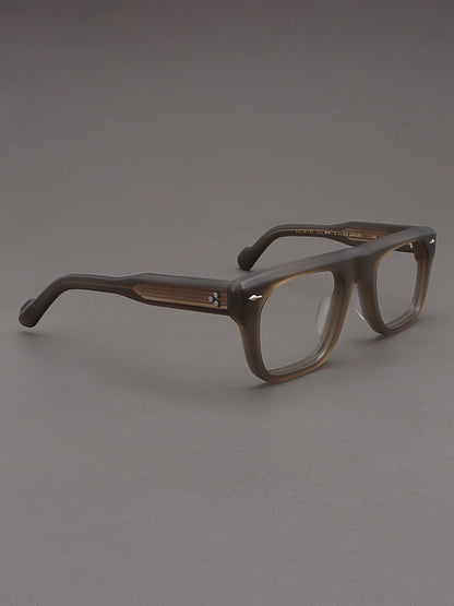 Importé - Monture Rétro Épaisse Lunettes Homme
