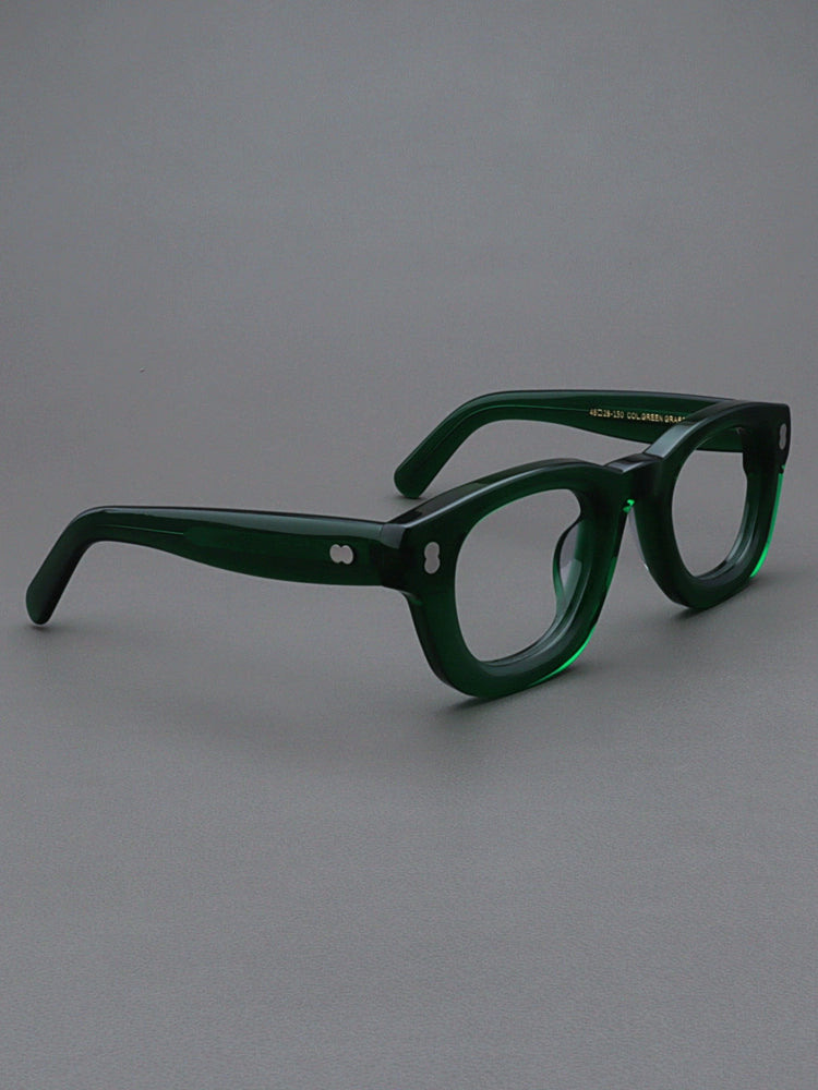 Importé – Monture Large Epaisse Lunettes Rétro