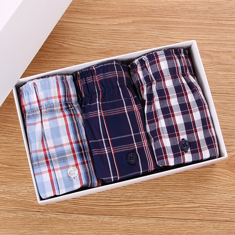 Importé - Lot 3 Boxers Sport Homme Pur Coton