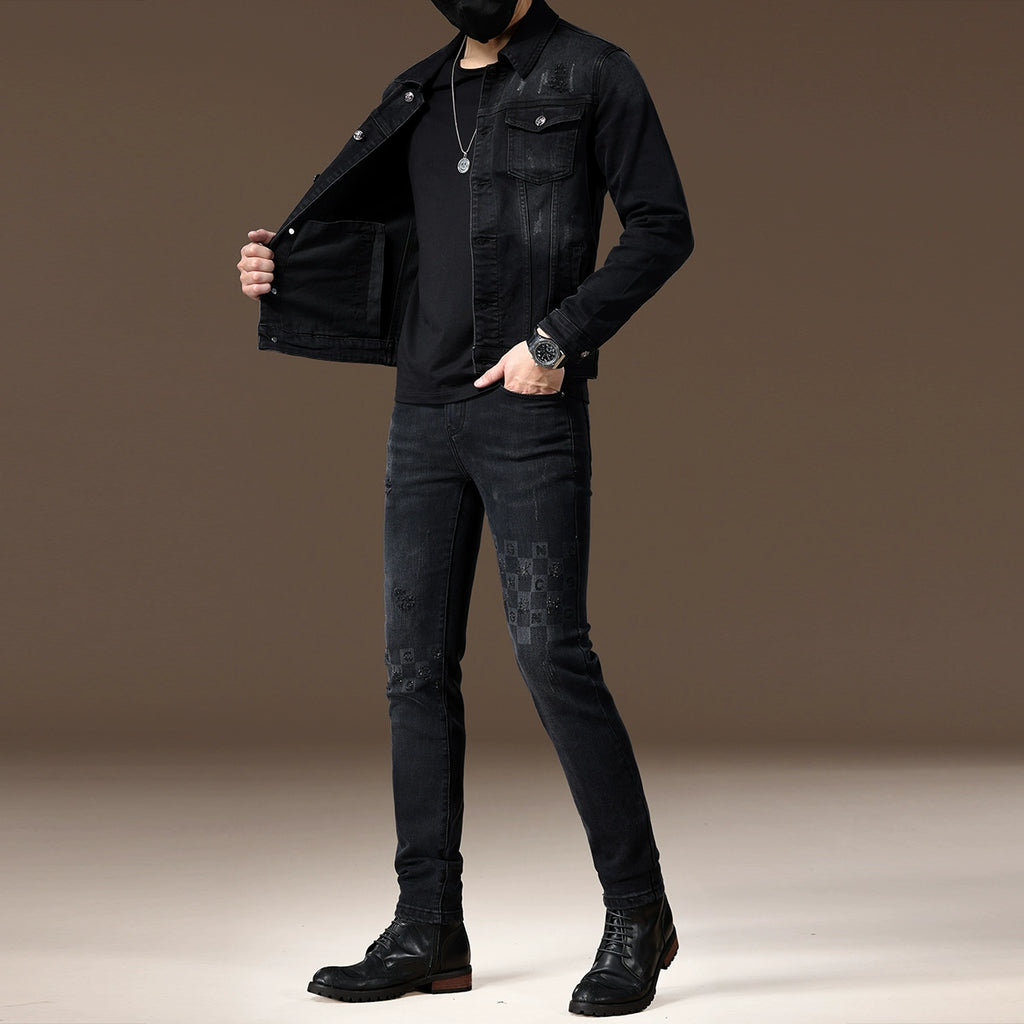 Importé - Ensemble Jacket Homme En Jean