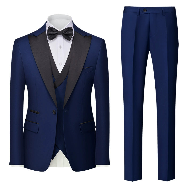 Importé - Ensemble Smoking Costume Homme Style Britannique 3 Pièces