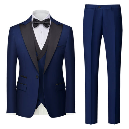 Importé - Ensemble Smoking Costume Homme Style Britannique 3 Pièces