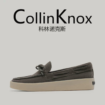 Importé - Chaussure Homme Moccasin Cuir Daim