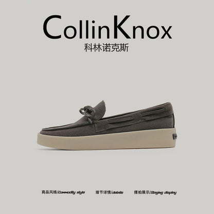 Importé - Chaussure Homme Moccasin Cuir Daim