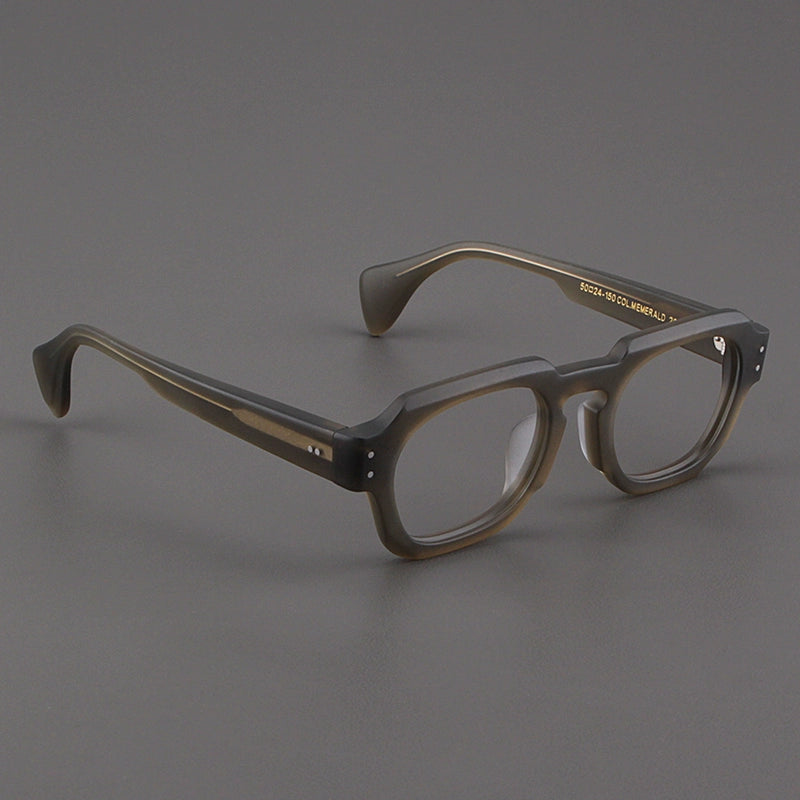 Importé – Monture Large Lunettes Rétro Mixte