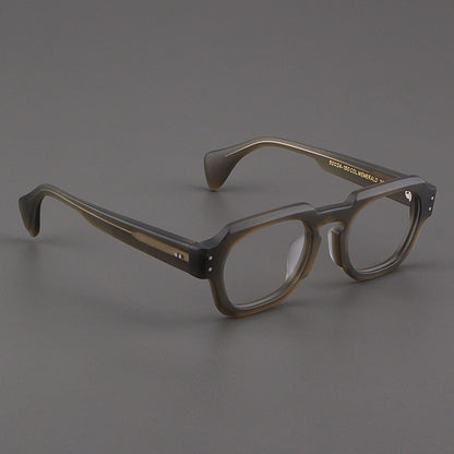 Importé – Monture Large Lunettes Rétro Mixte