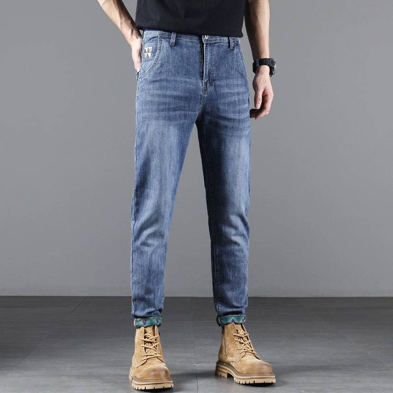 Importé - Pantalon Jean Slim Homme Décontracté