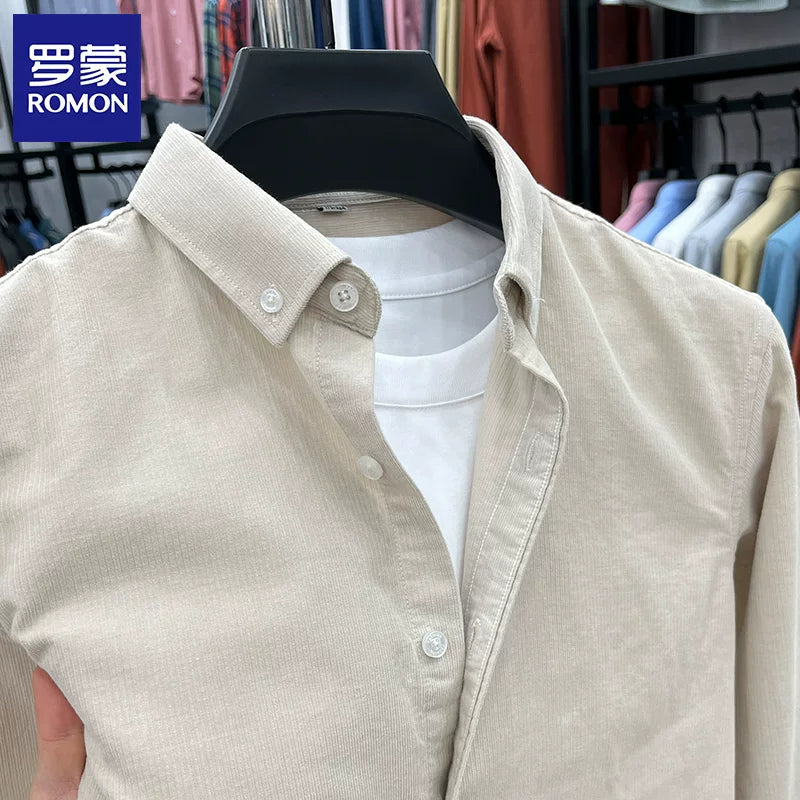 Importé - Chemise Oxford  Homme Manches Longues Pur Coton
