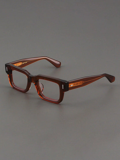 Importé – Monture Épaisse Style Rétro Lunettes Mixte