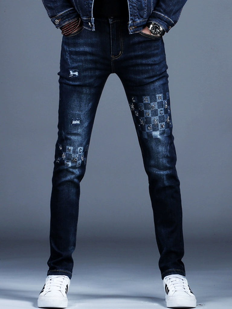 Importé - Ensemble Jacket Homme Slim Fit En Stretch