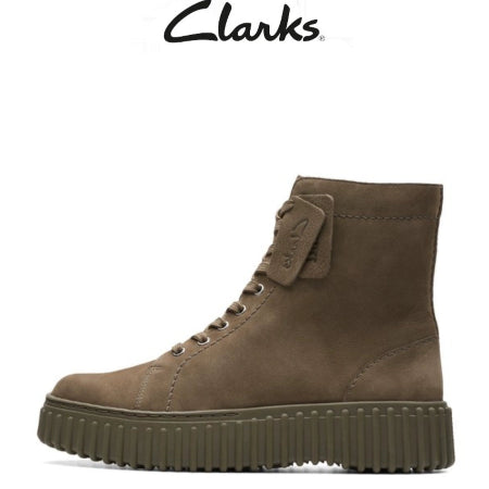 Importé - Chaussure Montante Cuir Femme Clarks Martin Bottes