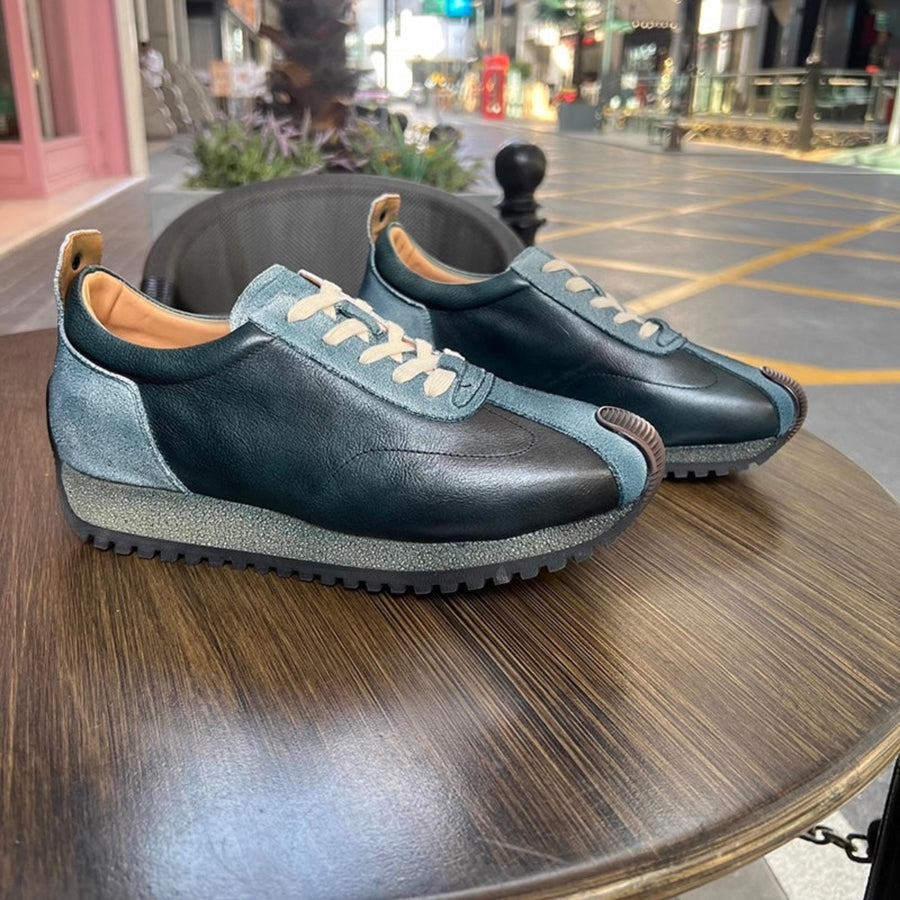 Importé - Chaussure Basket Sneaker Homme Cuir véritable