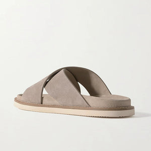 Importé - Chaussure Sandales Décontracté À Lanières En Daim