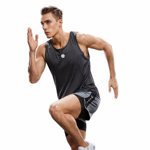 Importé - Ensemble Fitness Sport Homme Gilet + Short