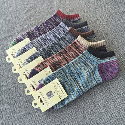 Importé - Lot de 5 Paires Chaussettes Sport Tendance 100% Coton